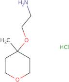 2-[(4-Methyloxan-4-yl)oxy]ethan-1-amine hydrochloride