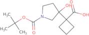 1-{1-[(tert-Butoxy)carbonyl]-3-hydroxypyrrolidin-3-yl}cyclobutane-1-carboxylic acid