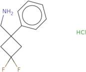 (3,3-Difluoro-1-phenylcyclobutyl)methanamine hydrochloride