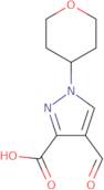 4-Formyl-1-(oxan-4-yl)-1H-pyrazole-3-carboxylic acid