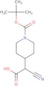 2-{1-[(tert-Butoxy)carbonyl]piperidin-4-yl}-2-cyanoacetic acid