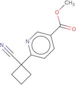 Methyl 6-(1-cyanocyclobutyl)pyridine-3-carboxylate