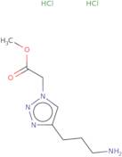 Methyl 2-[4-(3-aminopropyl)-1H-1,2,3-triazol-1-yl]acetate dihydrochloride