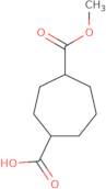 4-(Methoxycarbonyl)cycloheptane-1-carboxylic acid