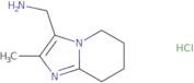 {2-Methyl-5H,6H,7H,8H-imidazo[1,2-a]pyridin-3-yl}methanamine hydrochloride