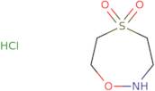 1,5Î»â¶,2-Oxathiazepane-5,5-dione hydrochloride