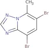 6,8-Dibromo-5-methyl-[1,2,4]triazolo[1,5-a]pyridine