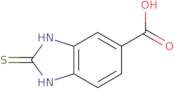 2-Mercaptobenzimidazole-5-carboxylic acid