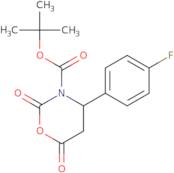 2-Methyl-2-propanyl 4-(4-fluorophenyl)-2,6-dioxo-1,3-oxazinane-3-carboxylate