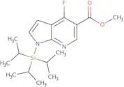 Methyl 4-fluoro-1-(triisopropylsilyl)-1H-pyrrolo[2,3-b]pyridine-5-carboxylate