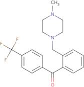 {2-[(4-Methyl-1-piperazinyl)methyl]phenyl}[4-(trifluoromethyl)phenyl]methanone