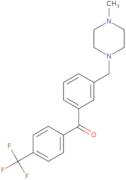 {3-[(4-Methyl-1-piperazinyl)methyl]phenyl}[4-(trifluoromethyl)phenyl]methanone