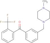 {3-[(4-Methyl-1-piperazinyl)methyl]phenyl}[2-(trifluoromethyl)phenyl]methanone
