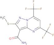 2-(Methylsulfanyl)-5,7-Bis(Trifluoromethyl)Pyrazolo[1,5-a]Pyrimidine-3-Carboxamide