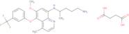 N-[6-Methoxy-4-Methyl-5-[3-(Trifluoromethyl)Phenoxy]Quinolin-8-Yl]Pentane-1,2-Diamine