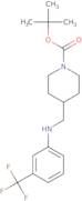 2-Methyl-2-propanyl 4-({[3-(trifluoromethyl)phenyl]amino}methyl)-1-piperidinecarboxylate