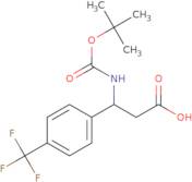 3-({[(2-Methyl-2-Propanyl)Oxy]Carbonyl}Amino)-3-[4-(Trifluoromethyl)Phenyl]Propanoic Acid