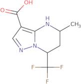 5-Methyl-7-Trifluoromethyl-4,5,6,7-Tetrahydro-Pyrazolo[1,5-a]Pyrimidine-3-Carboxylic Acid