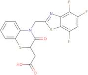 2-[5-Methyl-3-Oxo-4-(4,5,7-Trifluoro-1,3-Benzothiazol-2-Yl)-1,4-Benzothiazin-2-Yl]Acetic Acid