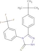 5-[4-(2-Methyl-2-Propanyl)Phenyl]-4-[3-(Trifluoromethyl)Phenyl]-2,4-Dihydro-3H-1,2,4-Triazole-3-...