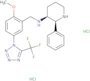 N-[[2-Methoxy-5-[5-(Trifluoromethyl)Tetrazol-1-Yl]Phenyl]Methyl]-2-Phenylpiperidin-3-Amine Dihyd...