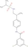 N-[4-[(1R)-1-Methyl-2-[[(1-methylethyl)sulfonyl]amino]ethyl]phenyl]-3,5-difluorophenylcarboxamide