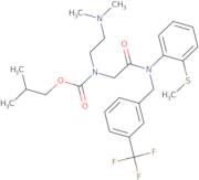2-Methylpropyl N-(2-Dimethylaminoethyl)-N-[2-[(2-Methylsulfanylphenyl)-[[3-(Trifluoromethyl)Phenyl]Methyl]Amino]-2-Oxoethyl]Carbamat e