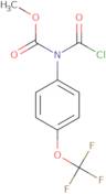 Methyl N-carbonochloridoyl-N-[4-(trifluoromethoxy)phenyl]carbamate