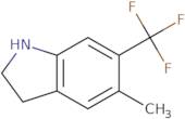 5-methyl-6-(trifluoromethyl)-2,3-dihydro-1h-indole