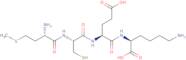 H-Met-Cys-Glu-Lys-OH trifluoroacetate salt