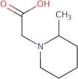 (2-Methylpiperidin-1-yl)acetic acid