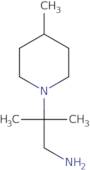 2-Methyl-2-(4-methylpiperidin-1-yl)propan-1-amine