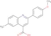 2-(4-Methoxyphenyl)-6-methylquinoline-4-carboxylic acid