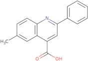 6-Methyl-2-phenylquinoline-4-carboxylic acid