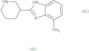 4-Methyl-2-piperidin-3-yl-1H-benzimidazole dihydrochloride