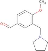 4-Methoxy-3-(pyrrolidin-1-ylmethyl)benzaldehyde