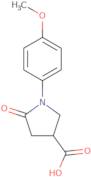 1-(4-Methoxyphenyl)-5-oxopyrrolidine-3-carboxylic acid