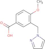 4-Methoxy-3-(1H-pyrazol-1-ylmethyl)benzoic acid