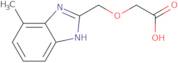 [(4-Methyl-1H-benzimidazol-2-yl)methoxy]acetic acid