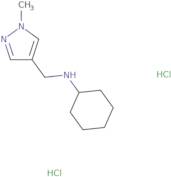 N-[(1-Methyl-1H-pyrazol-4-yl)methyl]cyclohexanamine dihydrochloride