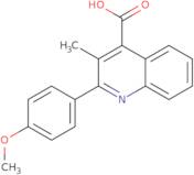 2-(4-Methoxyphenyl)-3-methylquinoline-4-carboxylic acid