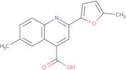 6-Methyl-2-(5-methyl-2-furyl)quinoline-4-carboxylic acid