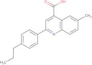 6-Methyl-2-(4-propylphenyl)quinoline-4-carboxylic acid