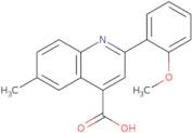 2-(2-Methoxyphenyl)-6-methylquinoline-4-carboxylic acid