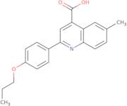 6-Methyl-2-(4-propoxyphenyl)quinoline-4-carboxylic acid