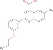 6-Methyl-2-(3-propoxyphenyl)quinoline-4-carboxylic acid