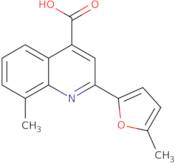 8-Methyl-2-(5-methyl-2-furyl)quinoline-4-carboxylic acid