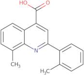 8-Methyl-2-(2-methylphenyl)quinoline-4-carboxylic acid