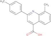 8-Methyl-2-(4-methylphenyl)quinoline-4-carboxylic acid