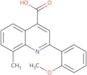 2-(2-Methoxyphenyl)-8-methylquinoline-4-carboxylic acid